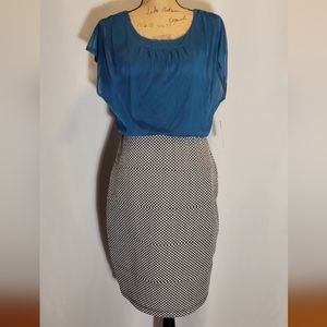 Enfocus Studio Short Sleeve Dress | NWT! | Sz. 14